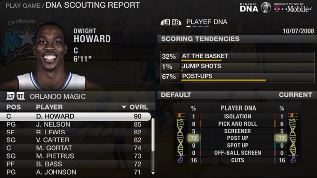 dwight howard fiche nba live 10