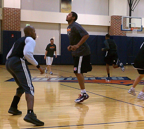 Boris Diaw a perdu une jambe Boris Diaw entraînement Bobcats