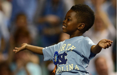 Jeune fan de North Carolina