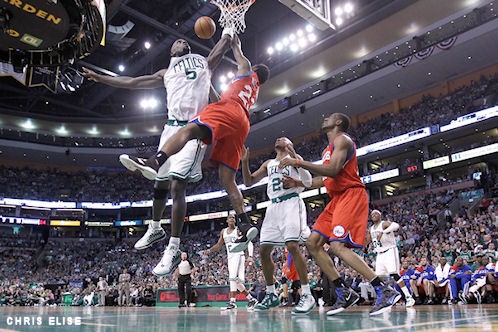 NBA: MAY 12 Eastern Conference Semifinals - Sixers at Celtics - Game 1