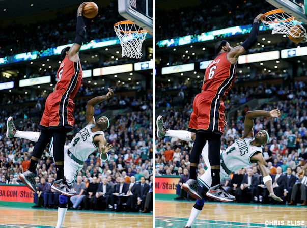 LeBron James sur Jason Terry