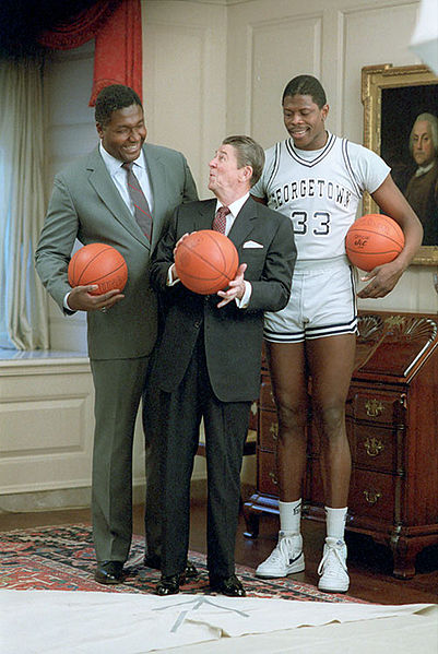 Ronald_Reagan_with_John_Thompson,_Patrick_Ewing