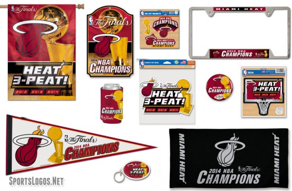 Miami-Heat-2014-NBA-Champs-Pennants-Flags-Stickers-590x386