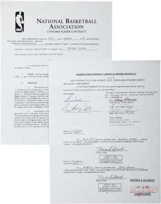 Contrat Jordan