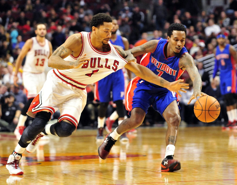Derrick Rose donne le tournis aux Pistons