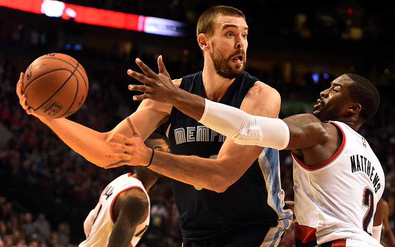 NBA: Memphis Grizzlies at Portland Trail Blazers
