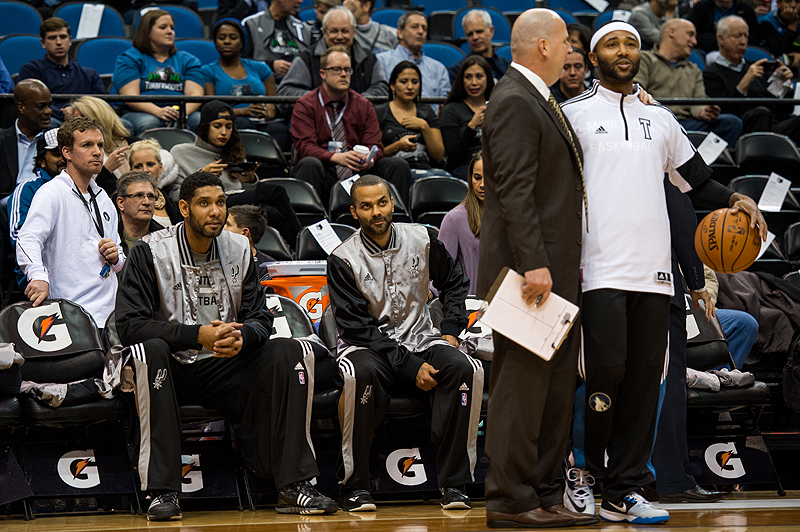 NBA Timberwolves v Spurs 008