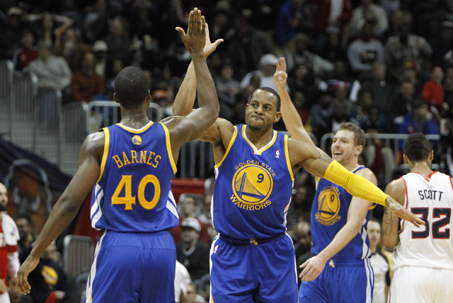 NBA: Golden State Warriors at Atlanta Hawks