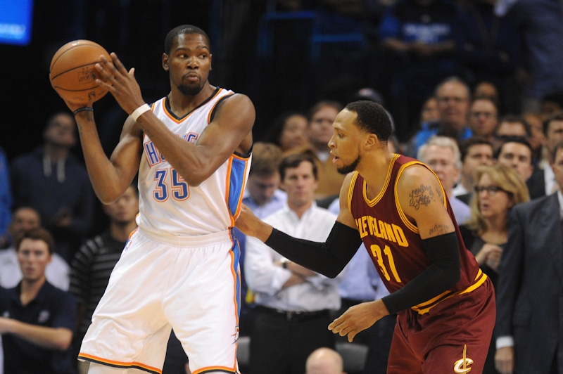 Privés de LeBron James, les Cavaliers craquent face à Kevin Durant