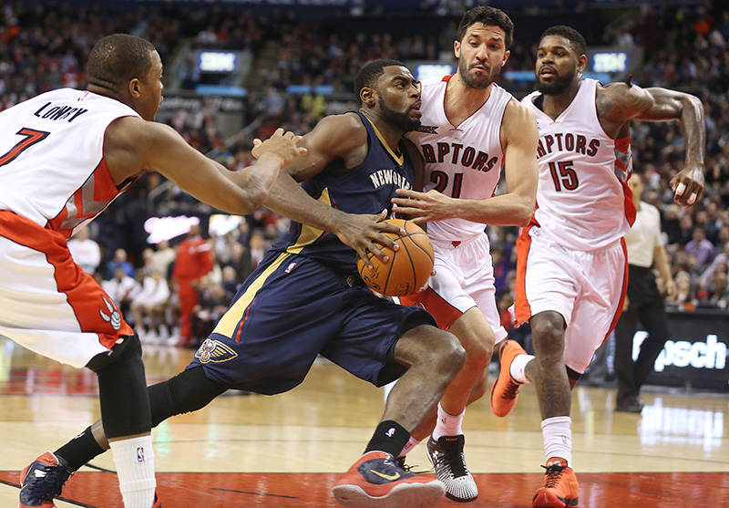 NBA: New Orleans Pelicans at Toronto Raptors