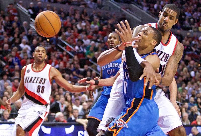 Les Blazers résistent à un Russell Westbrook historique