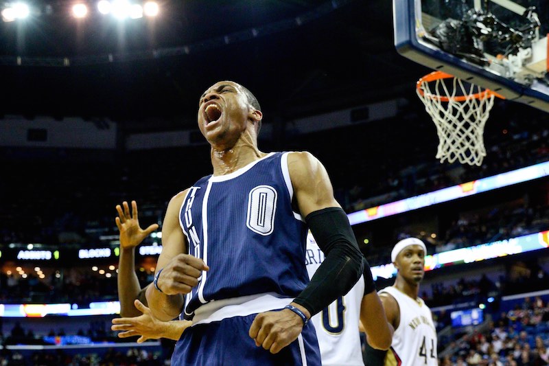 Pelicans - Thunder : Russell Westbrook (45 points) superstar !