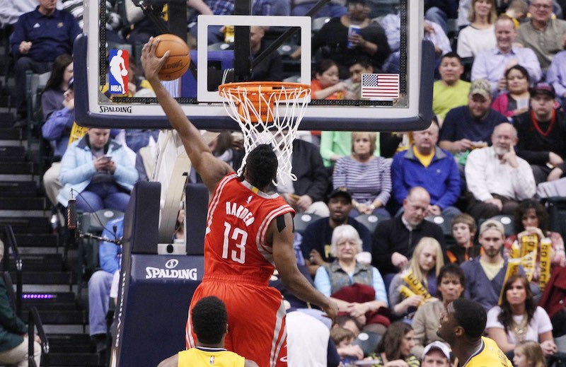L'ardent Harden (44 points) enfonce les Pacers