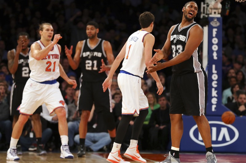 Les Spurs battus par les Knicks !