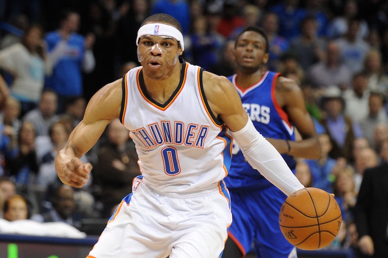 Le Russell Westbrook masqué est monstrueux : 49 pts et un 4e triple double de suite !