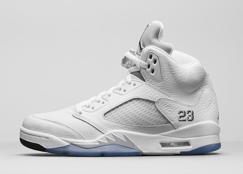 white-metallic-jordan-5-shoes-2
