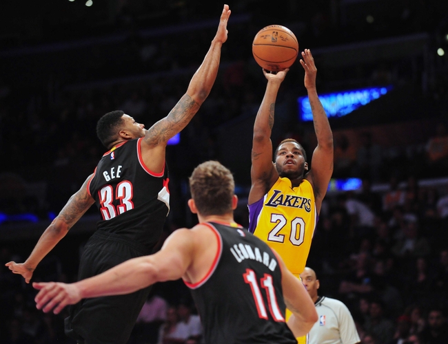 NBA: Portland Trail Blazers at Los Angeles Lakers