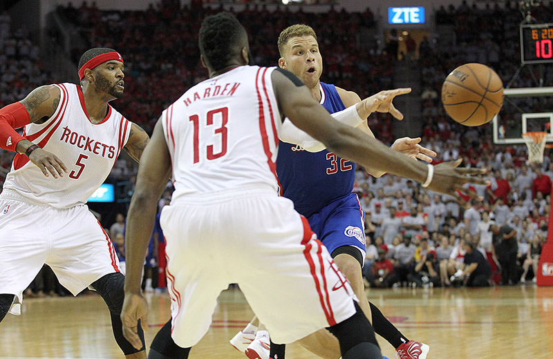 NBA: Playoffs-Los Angeles Clippers at Houston Rockets