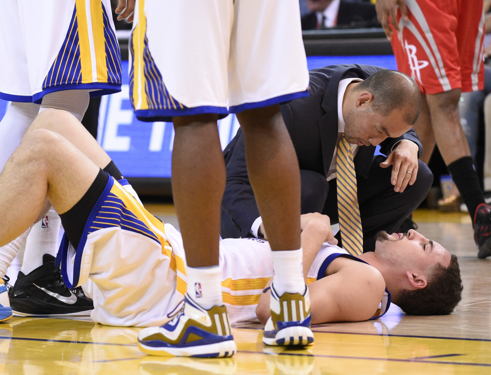 Pas de traumatisme crânien pour Klay Thompson