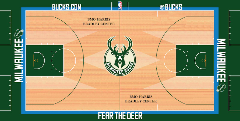 Nouveau parquet des Bucks