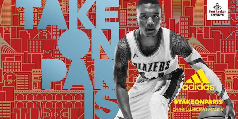 Adidas et Foot Locker installent la Damian Lillard Academy à Paris