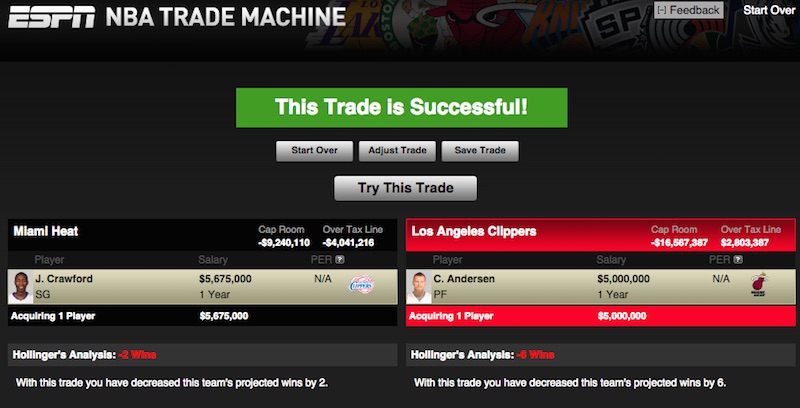 Le Heat a contacté les Clippers pour Jamal Crawford