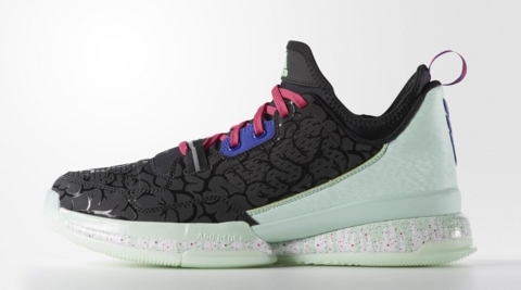 Adidas lance une D Lillard 1 phosphorescente