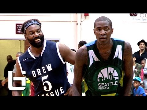 Les highlights du choc entre les stars de la Drew League et de la Seattle Pro-Am