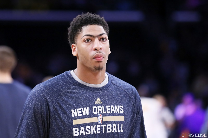 07 December 2014: New Orleans Pelicans forward Anthony Davis (23) warms up prior to the New Orleans Pelicans 104-87 victory over the Los Angeles Lakers, at the Staples Center, Los Angeles, California, USA.