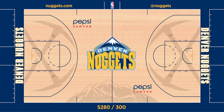 Parquet des Denver Nuggets 2015/16