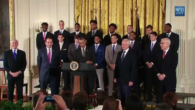 Barack Obama a reçu Duke à la Maison Blanche