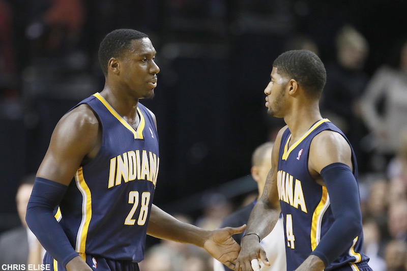 Indiana : Paul George et Ian Mahinmi titulaires sous les panneaux