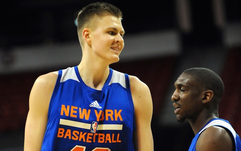 Kristaps Porzingis rassurant sur son genou