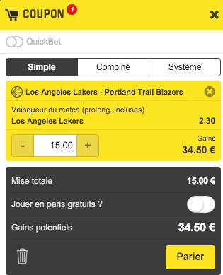 [Pronos NBA] Misez sur la victoire des Lakers face aux Blazers