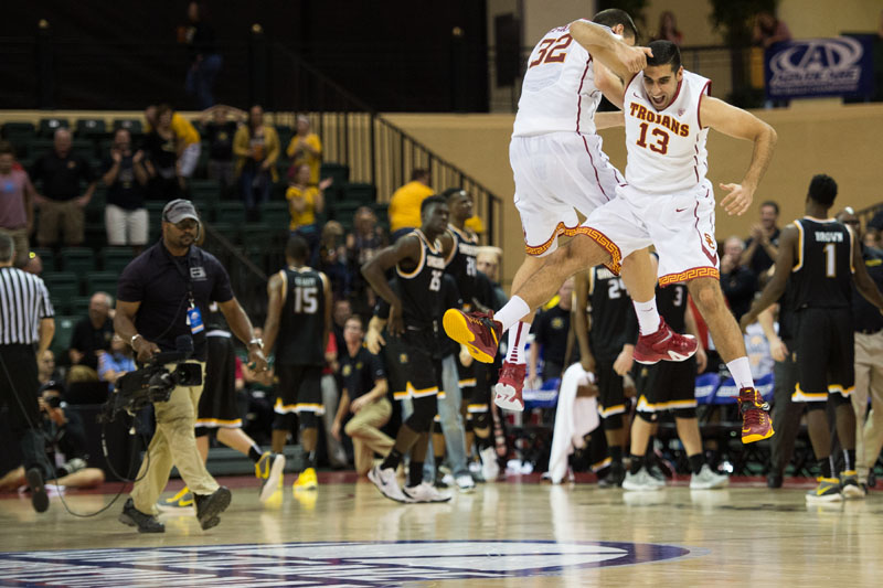 NCAAB Wichita State v USC 081