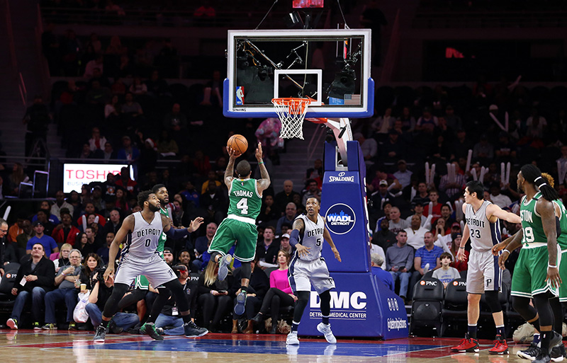 NBA: Boston Celtics at Detroit Pistons