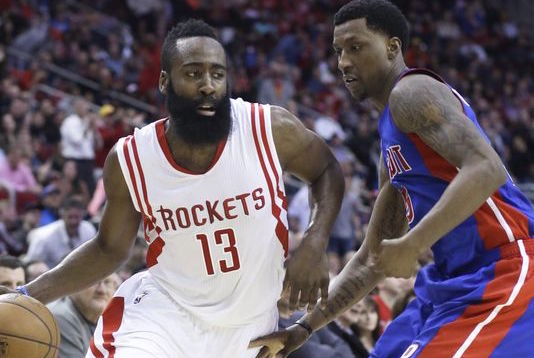 Houston - Detroit : l'énorme triple double de James Harden n'a pas suffi