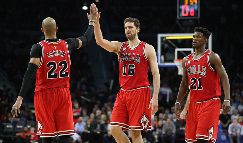 NBA: Chicago Bulls at Detroit Pistons