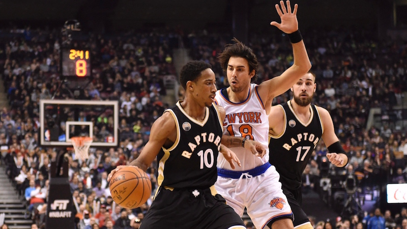 Les étoiles Lowry et DeRozan brillent face aux Knicks