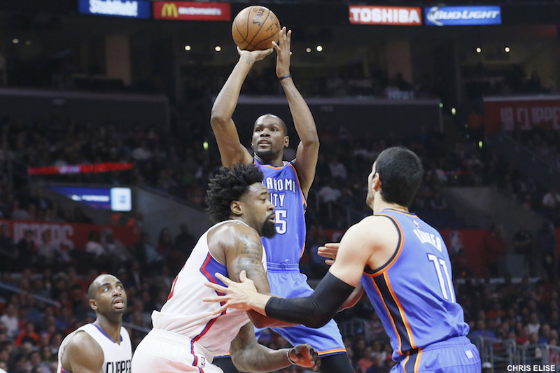 Kevin Durant essaie de ne pas penser à la free agency...