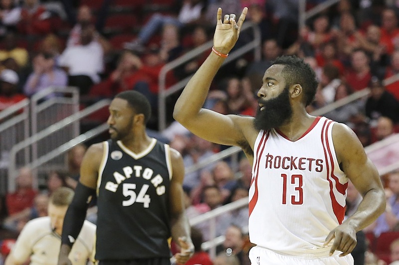Houston - Toronto : James Harden, la triple menace