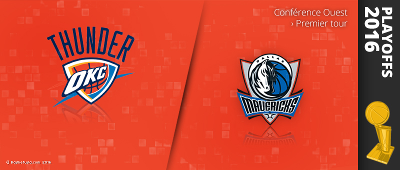 Le Thunder et les Mavs sont rencontrés à deux reprises récemment en playoffs : en finale de conférence en 2011, pour une victoire des Mavs 4-1 avant d’aller décrocher le titre ; et l’année suivante, pour un sweep des joueurs d’Oklahoma au premier tour, que Dallas n’a plus passé depuis.