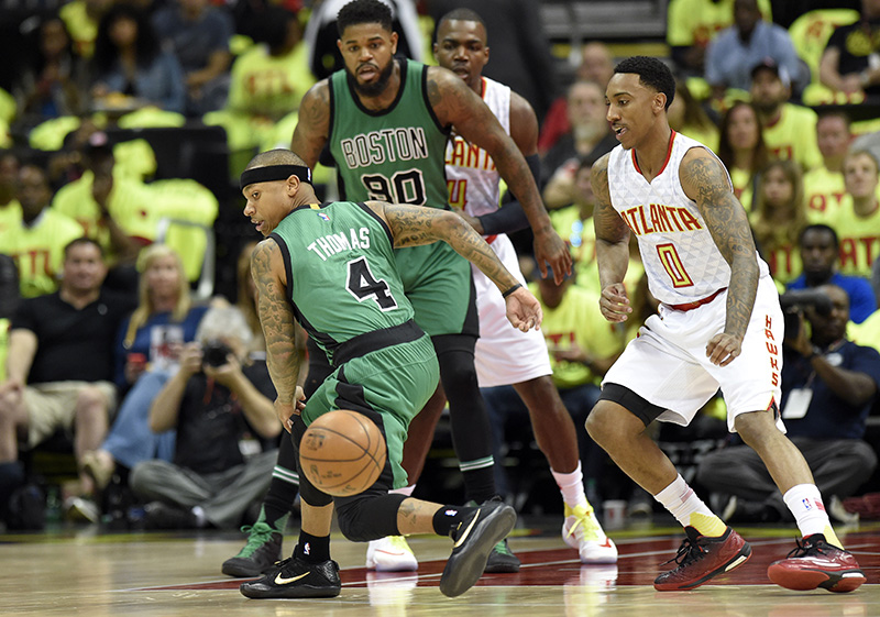 NBA: Playoffs-Boston Celtics at Atlanta Hawks