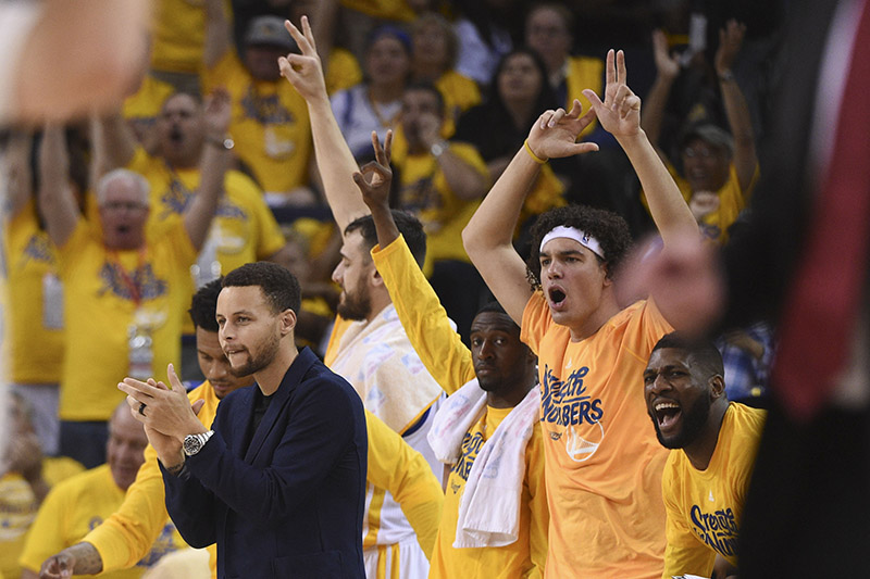 NBA: Playoffs-Portland Trail Blazers at Golden State Warriors