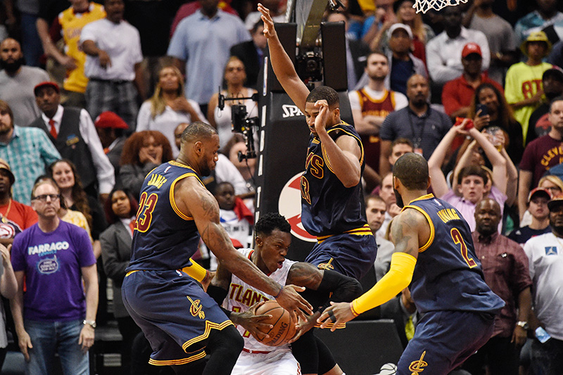 NBA: Playoffs-Cleveland Cavaliers at Atlanta Hawks