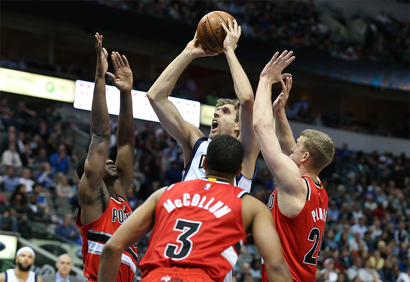 NBA: Portland Trail Blazers at Dallas Mavericks