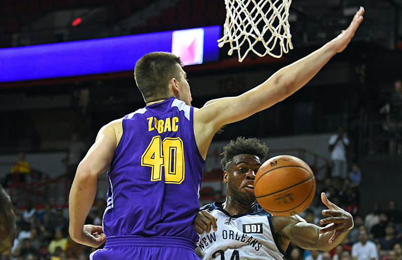 NBA: Summer League-New Orleans Pelicans vs Los Angeles Lakers