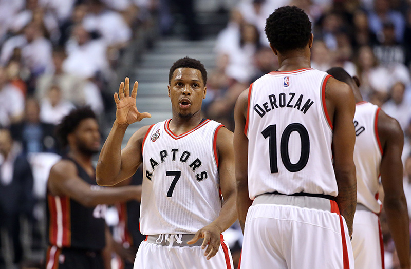 NBA: Playoffs-Miami Heat at Toronto Raptors