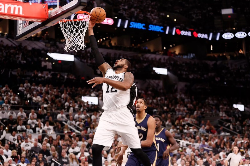 Avec 22 pts de LaMarcus Aldridge, les coéquipiers de Tony Parker s'imposent 113-100 face aux Pelicans