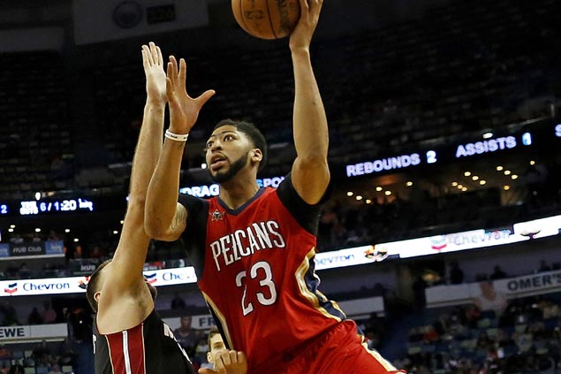 28 pts, 22 rbds et 4 cts pour la star des Pelicans